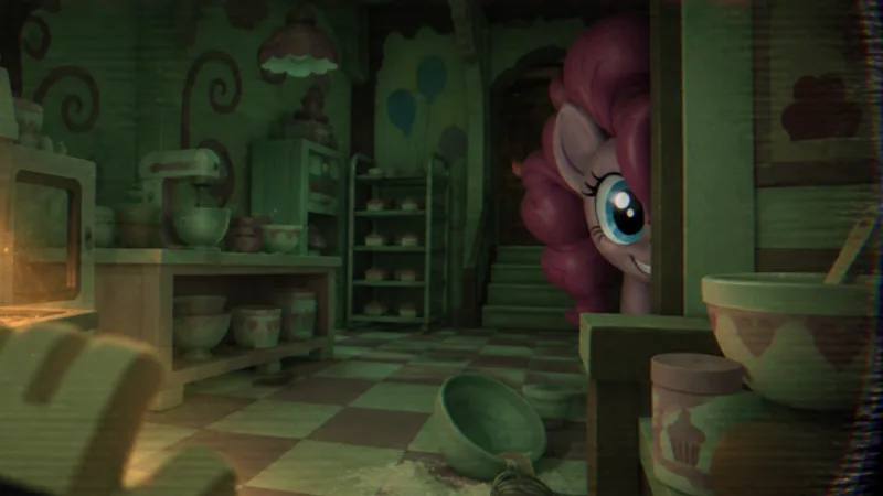 Pinkie Promise dark kitchen