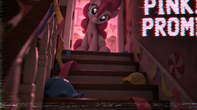 Pinkie Promise party stairs